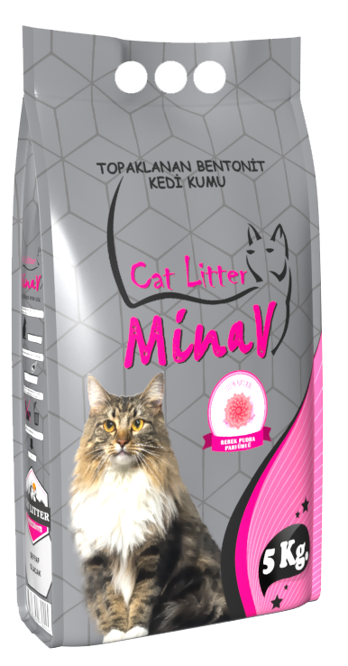 Minav Cat Litter Baby Powder Scented 5kg